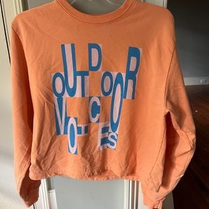 OutdoorVoices Orange Crewneck